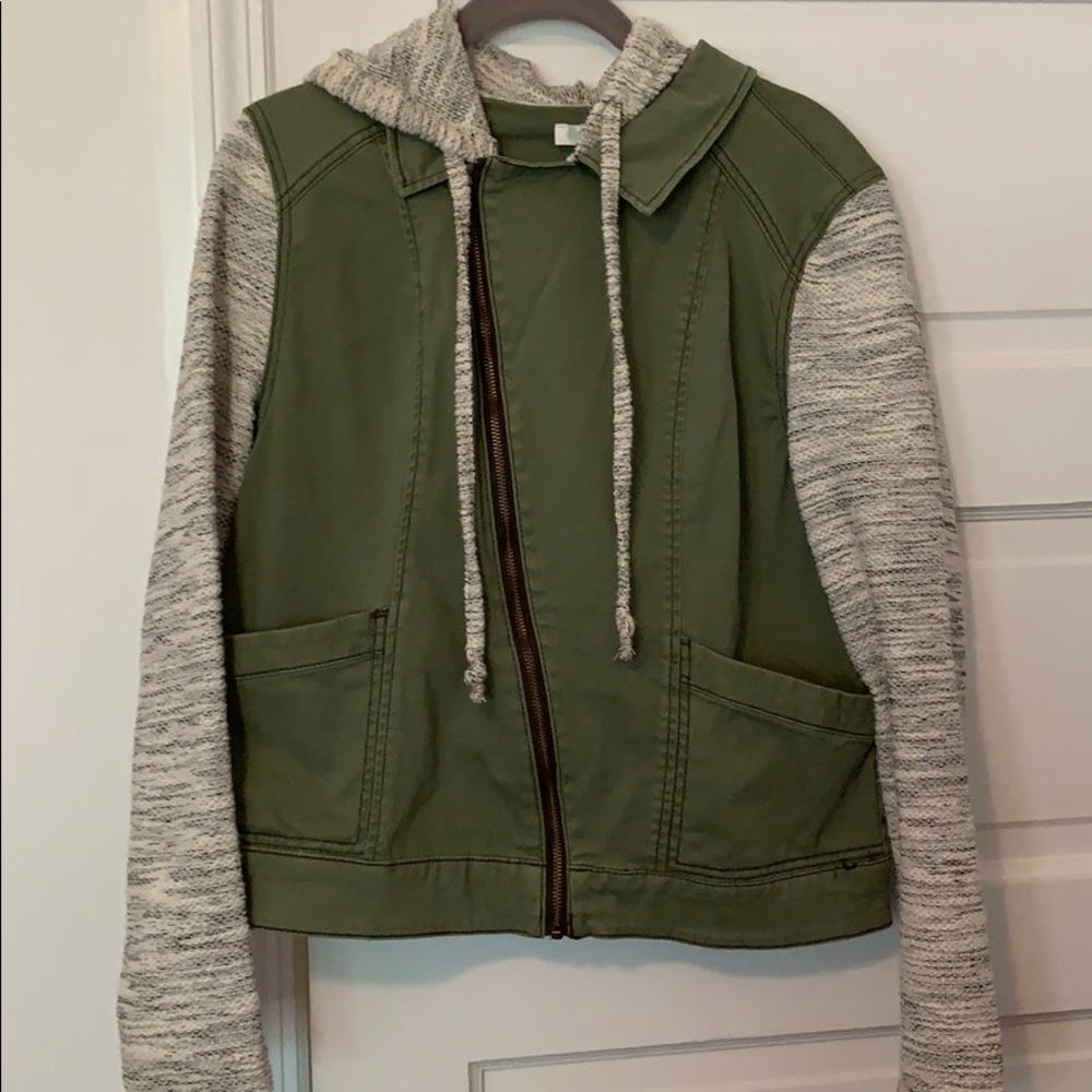 Army green jacket